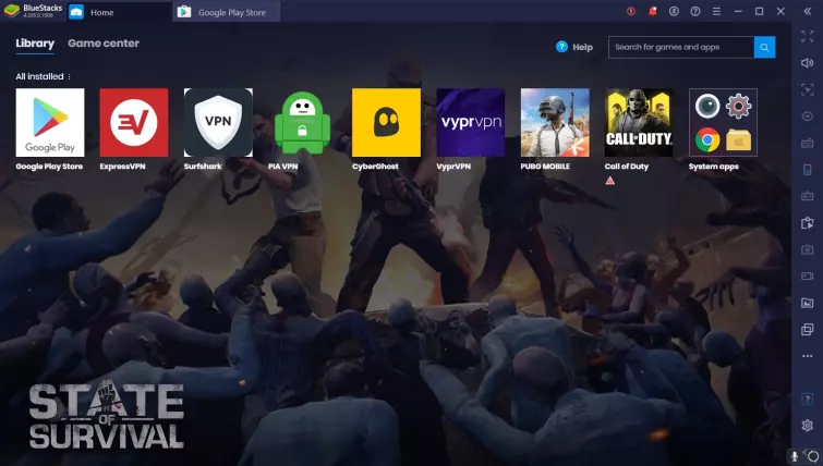 bluestacks with apps