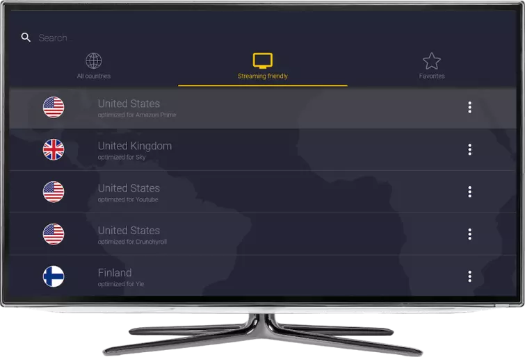 CyberGhost Smart TV app