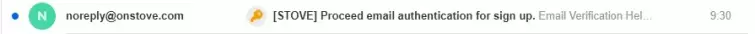 open the confirmation email