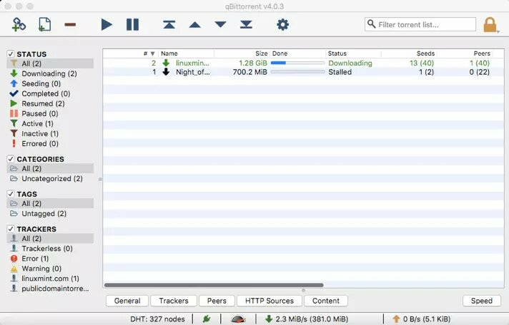 QBITTORRENT Linux. Топ торрентов. Site list ru