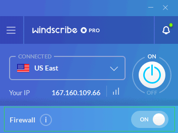 Windscribe client