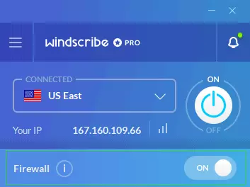 Windscribe VPN client