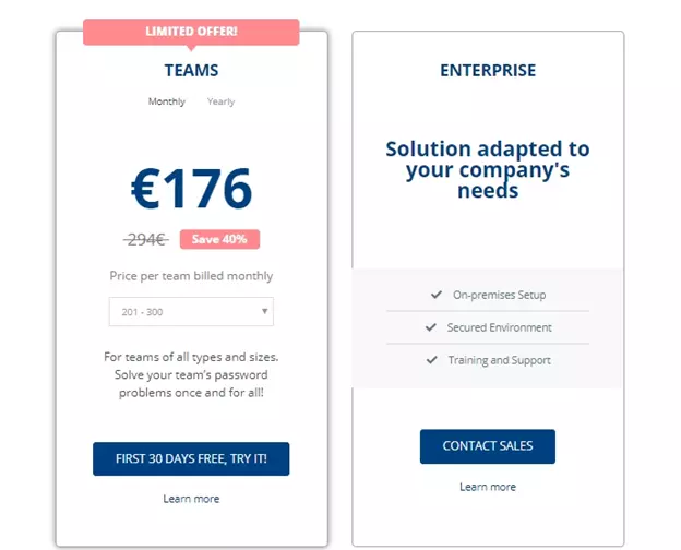 Enterprise Pricing