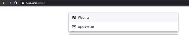 PassCamp browser extension
