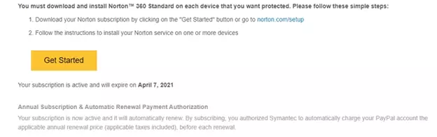 Download and Install Norton