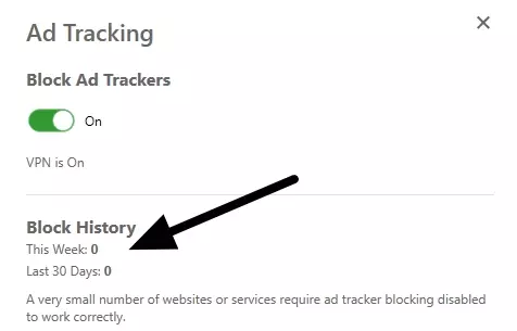 Block ad trackers