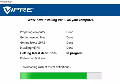 Installing Vipre software