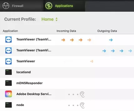 Intego profile screen