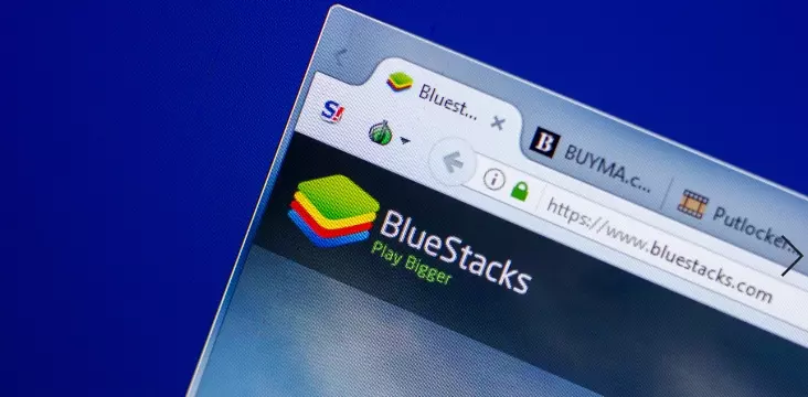 Bluestacks website