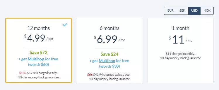 OVPN pricing