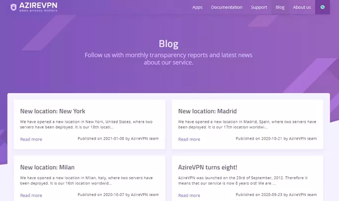 AzireVPN blog
