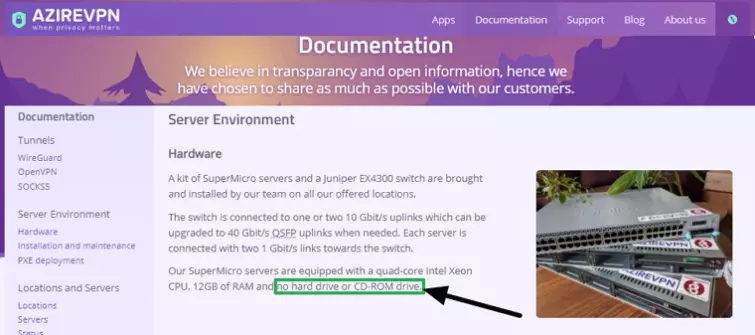 AzireVPN documentation