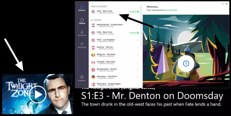Atalas VPN unblocking Netflix