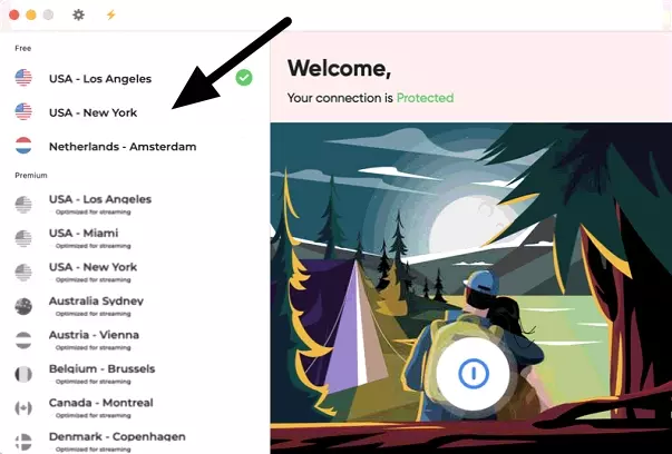AtlasVPN server list
