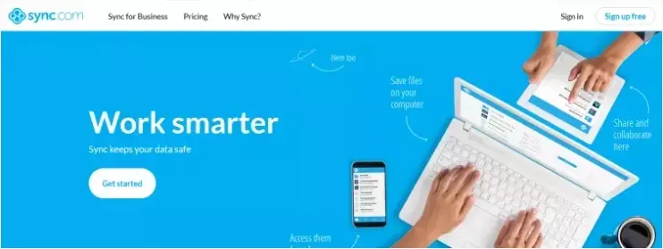 sync.com website