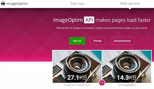 ImageOptim API website