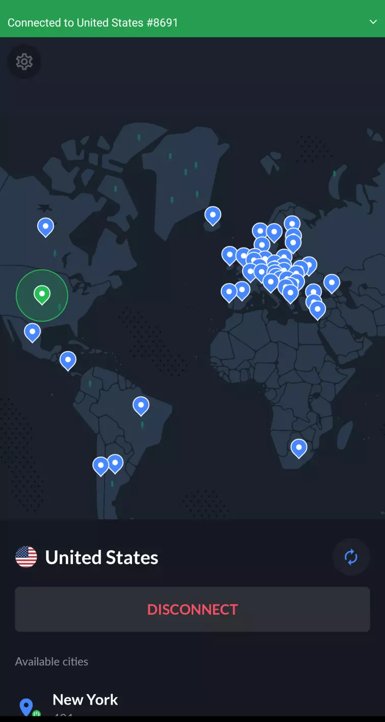 NordVPN iOS App iPhone 12