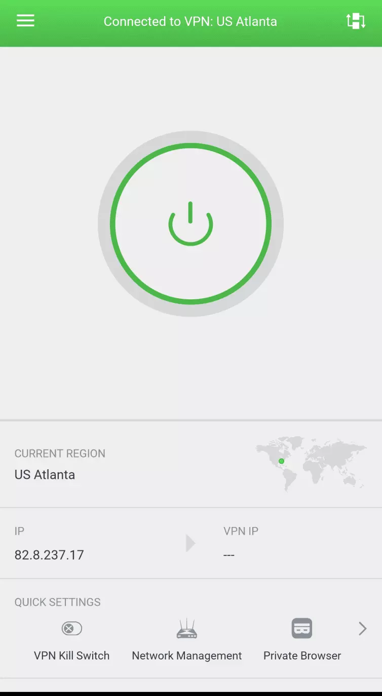 PrivateInternetAccess on iPhone 12