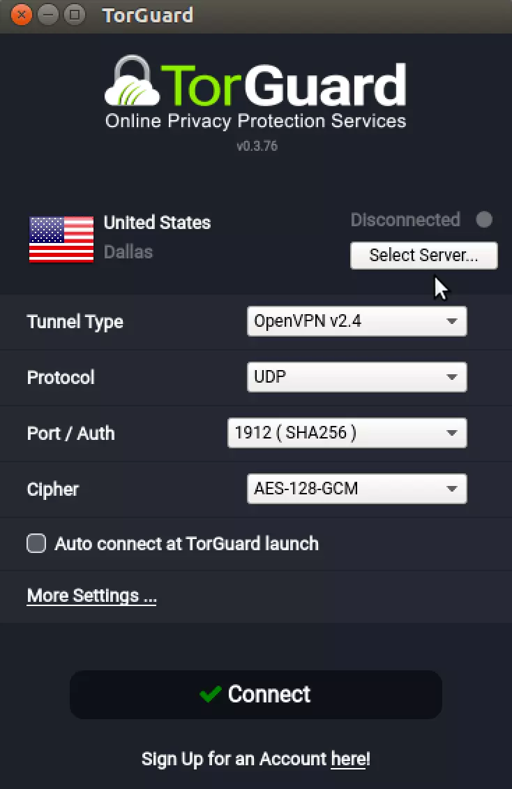 TorGuard VPN app