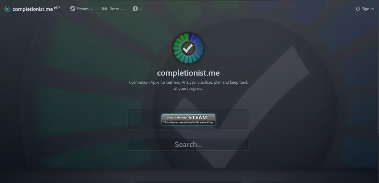 completionist.me website