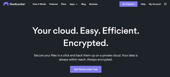 The Nordlocker website