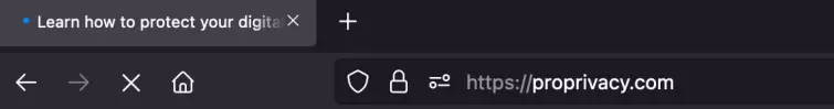 A Screenshot of a proprivacy.com website in the URL bar firefox browser
