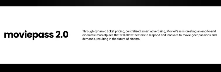 the official announcement from the moviepass website  moviepass website announcement