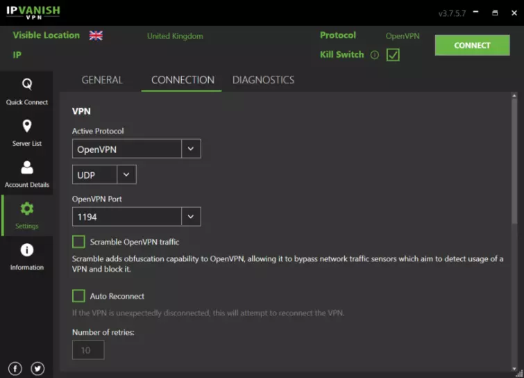 OpenVPN Scramble for IPVanish