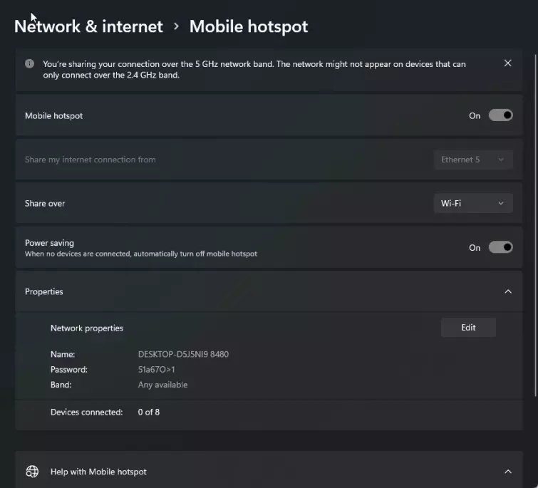 network connections 3