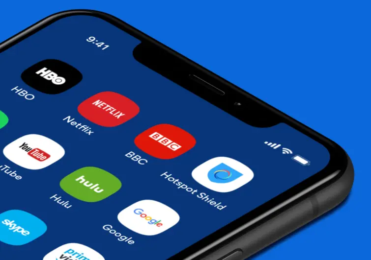 Hotspot Shield works with major streaming providers.