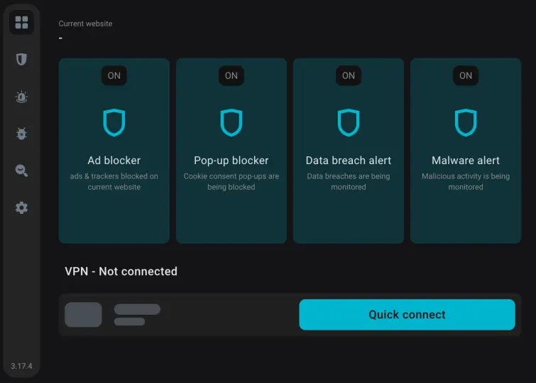 CleanWeb combines four features.