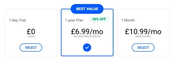 Betternet is relatively expensive.