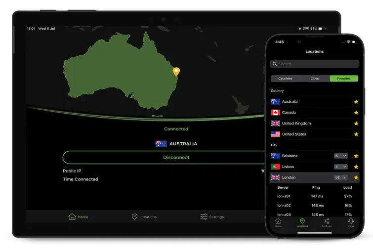 IPVanish owns the servers in its network.
