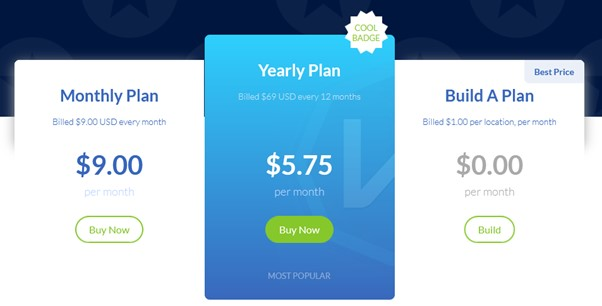 Windscribe Allows Users To Design Their Own Subscription Plan.