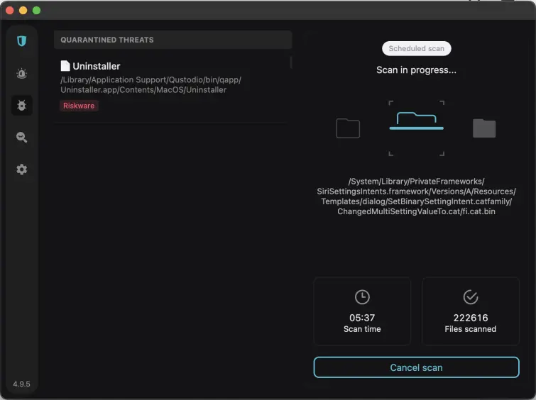 Surfshark antivirus scanner image8