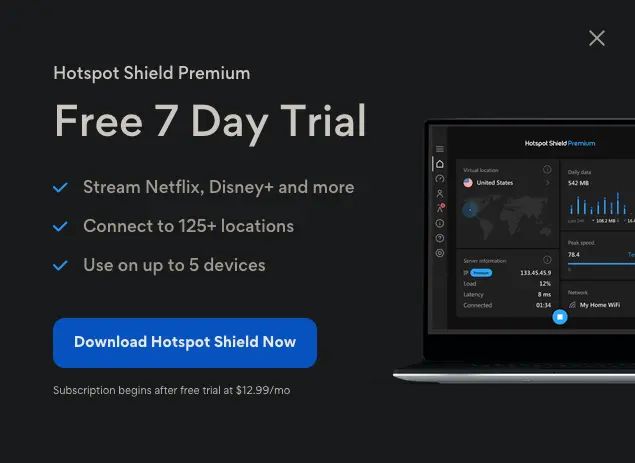 Hotspot free trial
