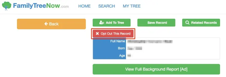 opt out option opt out option