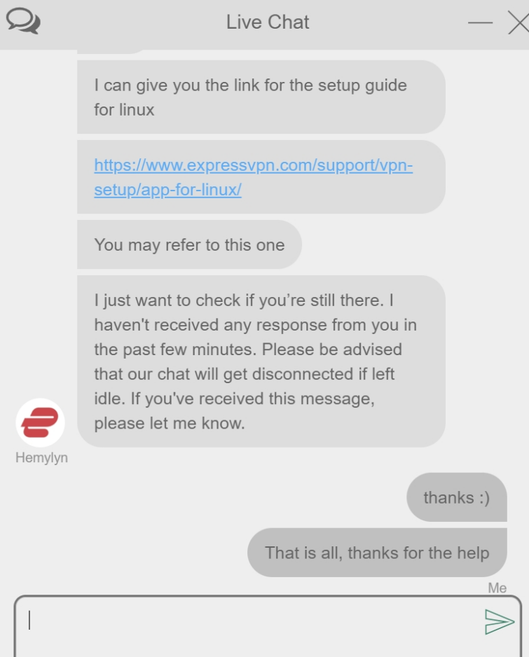 ExpressVPN live chat