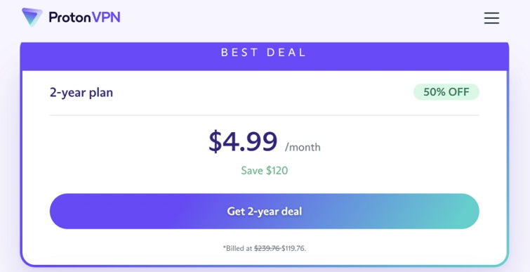 Proton VPN price Proton VPN 2-year plan price