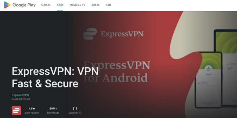 ExpressVPN on Google Play
