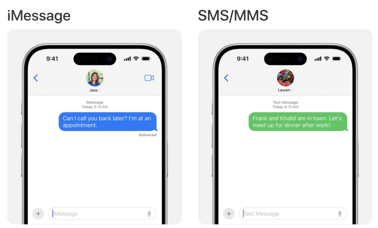 imessage vs sms