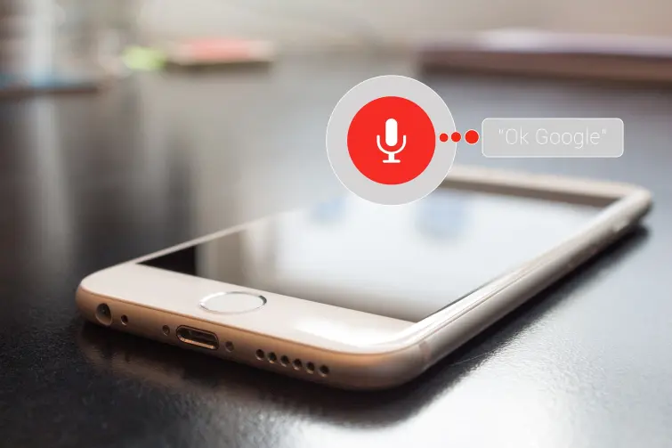 Google Assistant gets activated on an iPhone