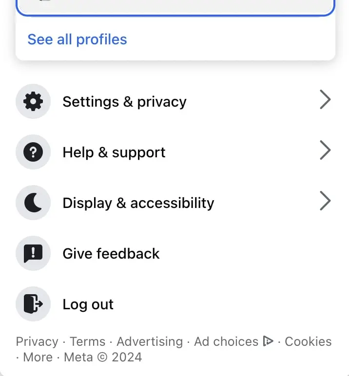 facebook settings privacy