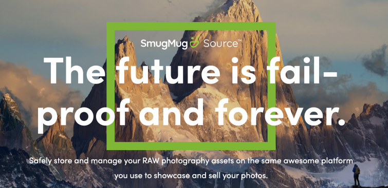 SmugMug promotional image SmugMug promotional image with mountains in the background